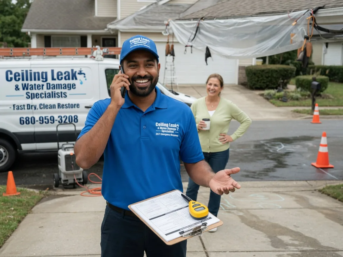 Ceiling Leak Cleanup Nara Visa, NM FAQs